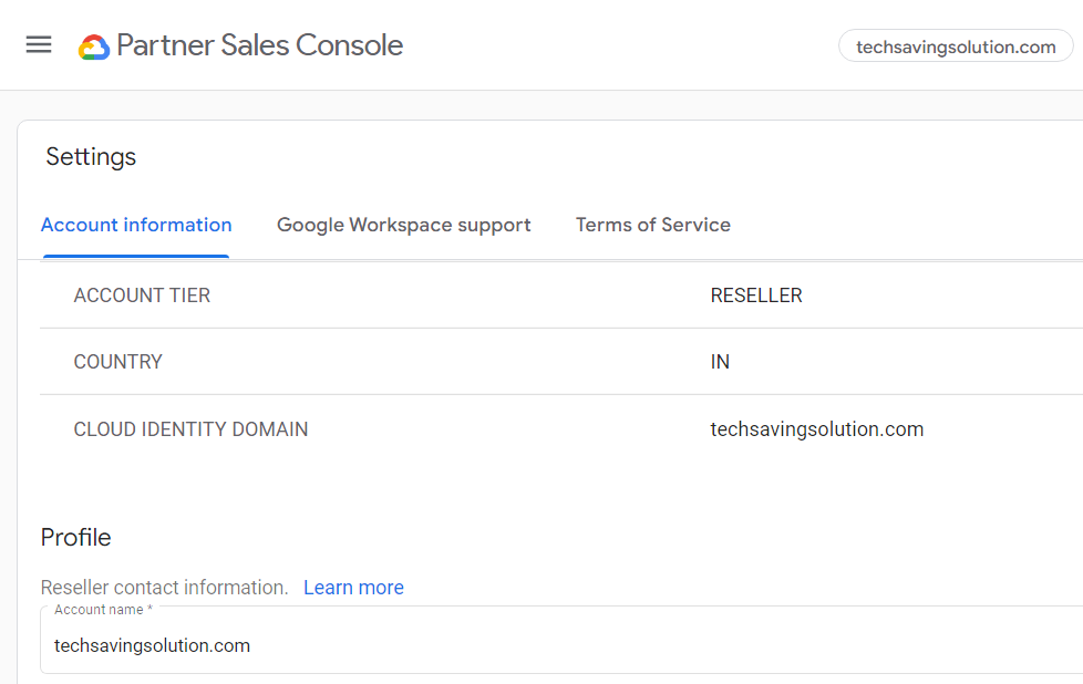 Google Reseller Partner Pannel in USD Currency for Non Indian Client