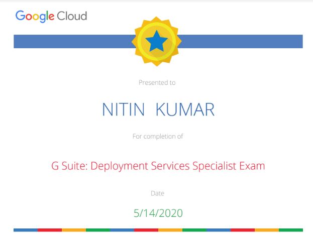 GSuite Deployment Certificates