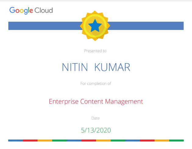 GSuite Enterprises Certificates
