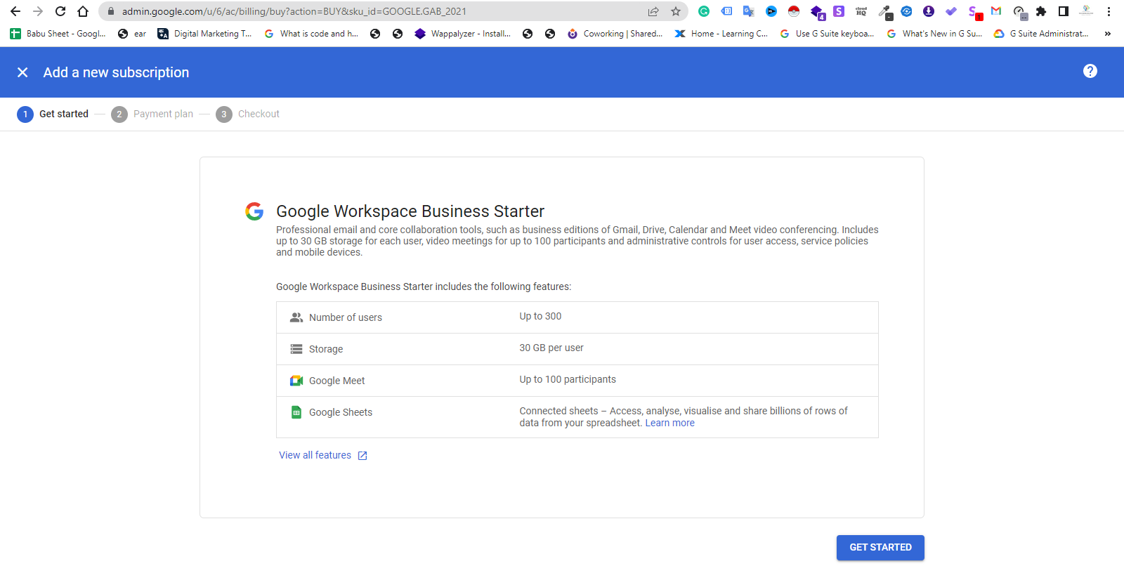 Google Workspace Starter Feature With 30GB Storage